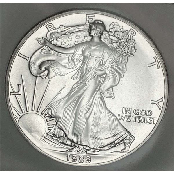1989 American Silver Eagle NGC MS69