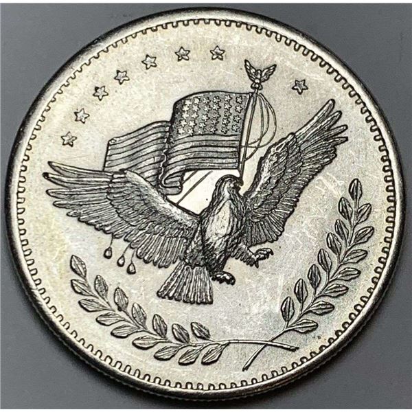 American Flag Eagle 1 ozt .999 Silver Trade Unit