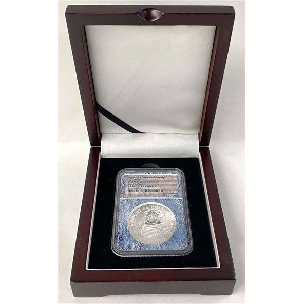 2019-P Apollo 11 50th Anniversary .999 Silver Dollar NGC PF70 Ultra Cameo Early Releases