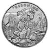 Image 1 : (5) Rolls (100-coins) Geronimo Design 1 ozt .999 Silver
