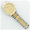 Image 7 : Rolex Mens 2T Yellow Gold And Stainless Steel Champagne Jubilee Dial 18K Diamond