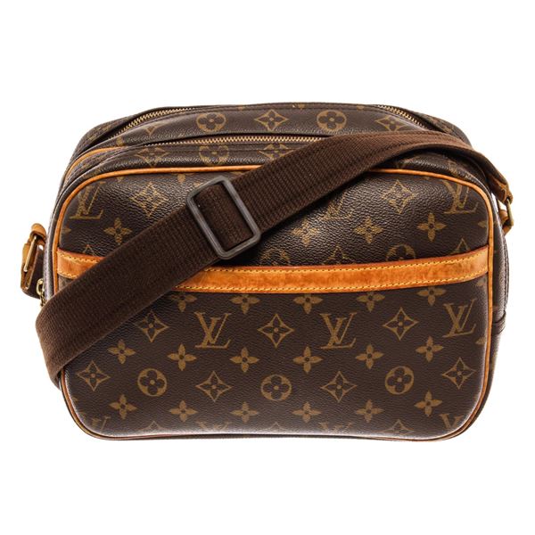 Louis Vuitton Brown Monogram Canvas Reporter PM Messenger Bag