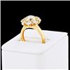 Image 3 : 1.05 ctw CENTER Diamond 18K Yellow and White Gold Ring (1.40 ctw Diamonds)