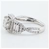 Image 3 : 2.07 ctw CENTER Diamond Platinum Ring (2.92 ctw Diamonds)