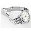 Image 7 : Rolex Mens Stainless Steel Silver Index 18K White Gold Diamond & Sapphire Bezel