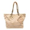 Image 1 : Chanel Light Pink Beige Leather No.5 Coco Mark Rope Tote Bag