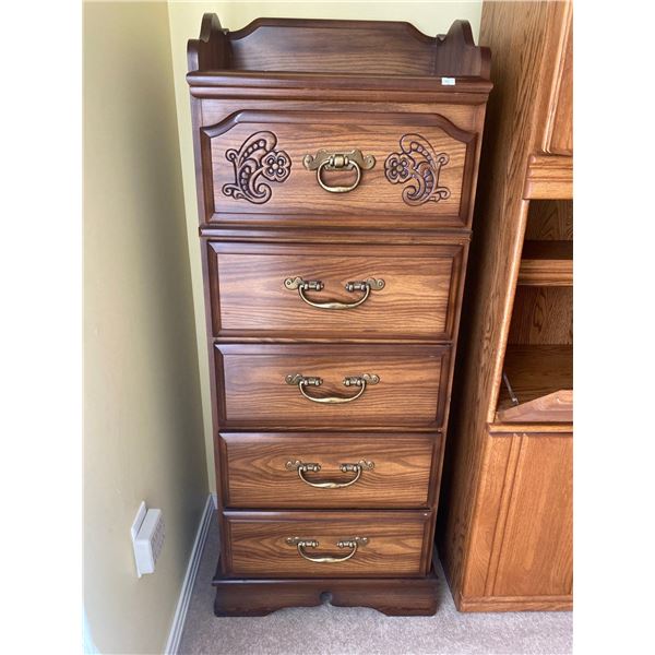 Solid Wood Dresser 20L x 17W x 55T