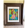 Image 1 : Esther Koziol Colourful Lady Framed Oil Painting16 x 19