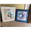 Image 2 : Set Of Nancy Holman Abstract Paintings 17 x 19 /17 x 17