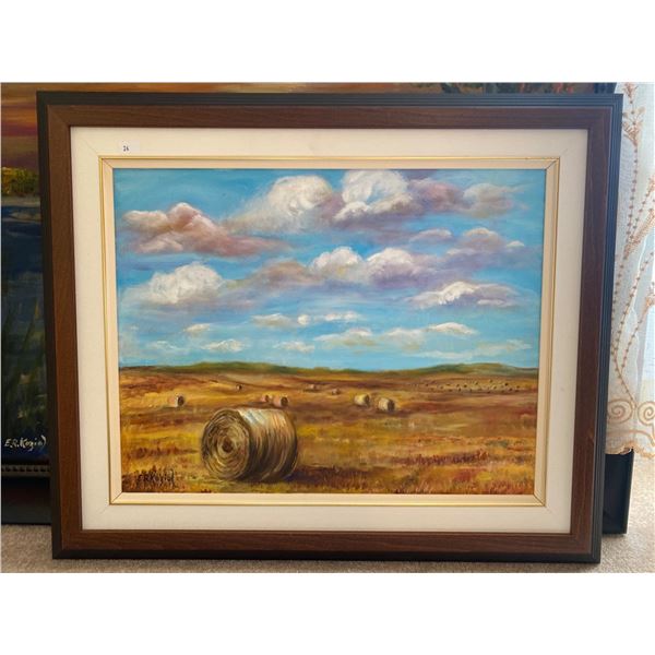Esther Koziol Bales Framed Oil Painting 24 x 20