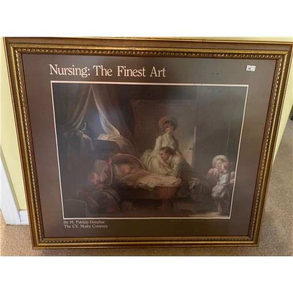 Nursing : The Finest Art Framed Print By M.Patricia Donahue 27 x 23