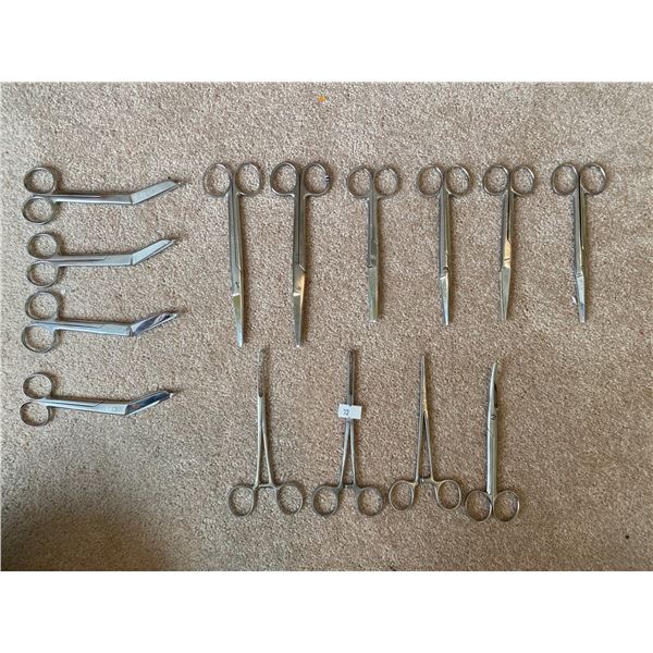 Assortment Of Medical Use Scissors