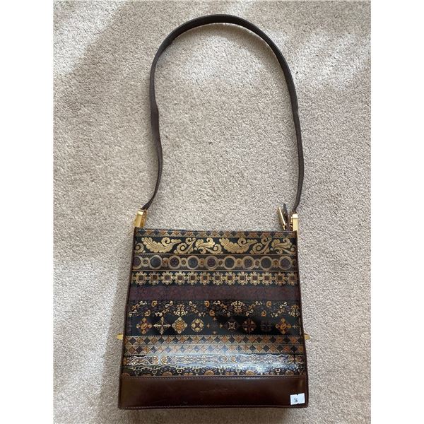 Vintage Calia Handcrafted Italian Leather Purse