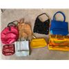 Image 2 : Assortment Of Colourful Purses And Tote Bags