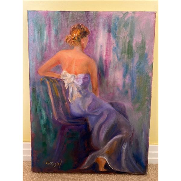 Esther Koziol Anna Unframed Oil Painting12 x 16