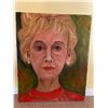 Image 1 : Esther Koziol Self Portrait Oil On Canvas 20 x 16