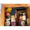 Image 2 : Vintage Shoe Polishing Stool With Contents And WoodenChair