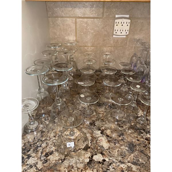 Large Assortment Of Glass Dishware