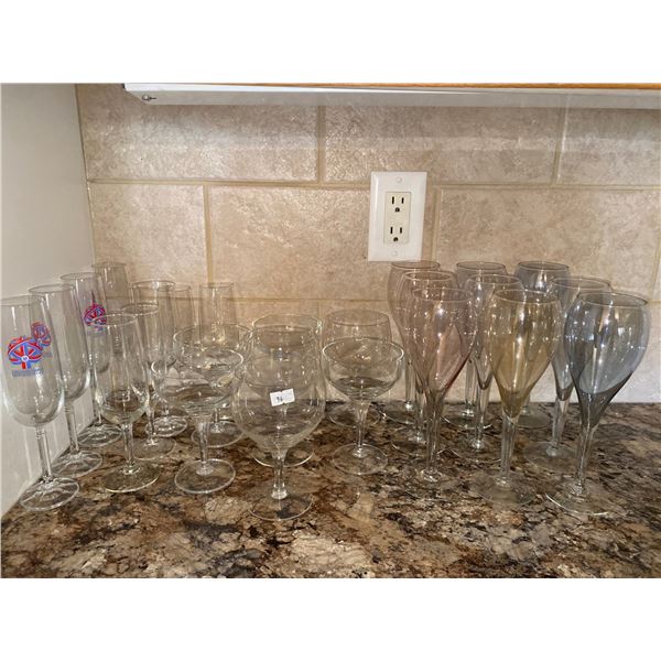 Large Assortment Of Crystal Dishware