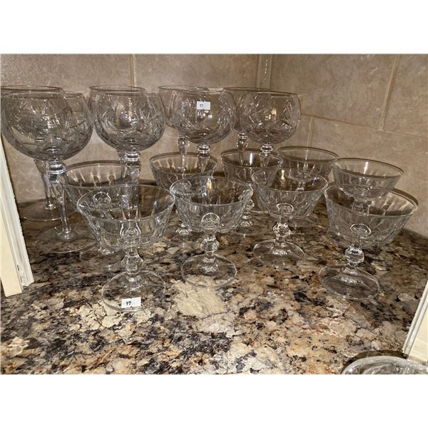 Large Assortment Of Crystal And Glass Dishware