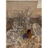 Image 1 : Large Assortment Of Crystal And Glass Dishware