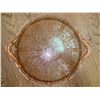 Image 2 : Pink Depression Glass Serving Tray