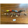 Image 1 : Set Of Bracelet's With Sterling Silver Charms And Glass Beads