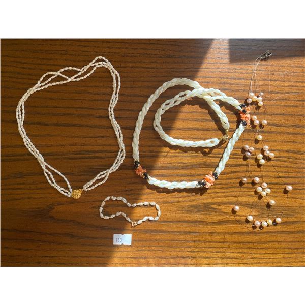 Assortment Of Faux Pearl Jewelry