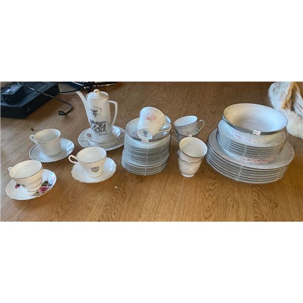 Large Assortment Of China Plates, Bowls,  And Teacups