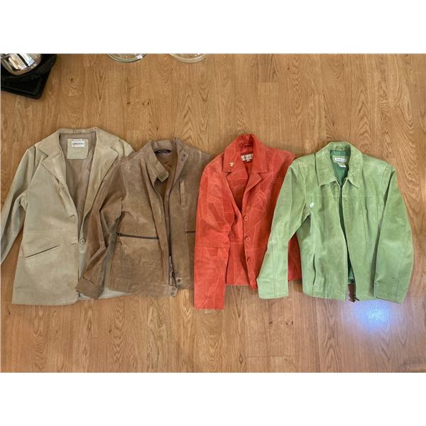 Coldwater Creek L, Kroshetta L, Denver Hayes L , Premiere Collection L Suede/Leather Jackets
