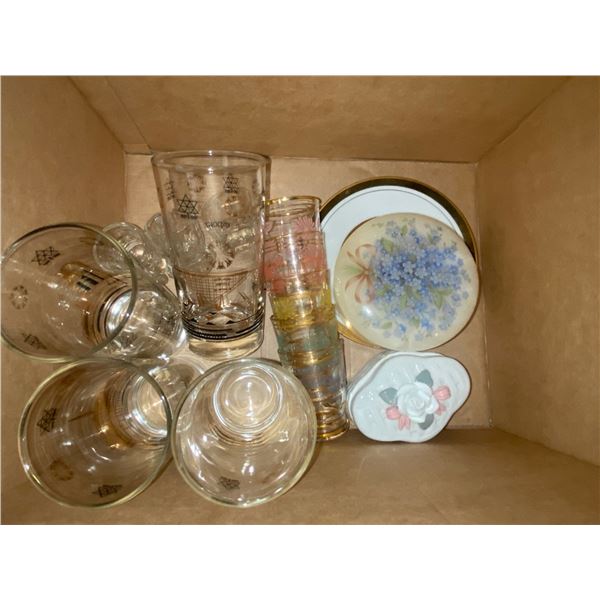 Assortment Of Glass Home and Kitchen Items