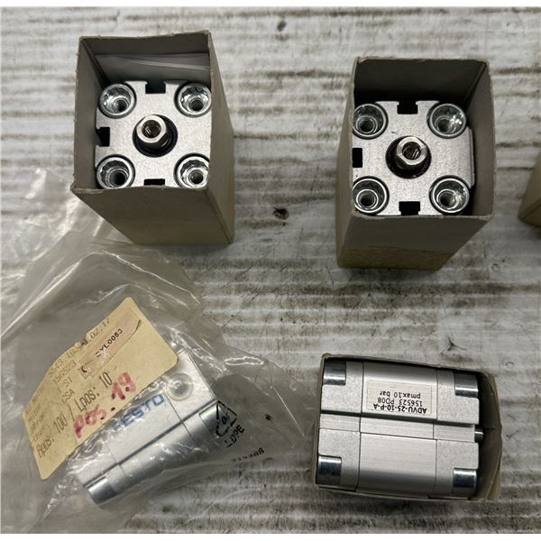 Lot of (4) Festo #ADVU-25-10-P-A Cylinders