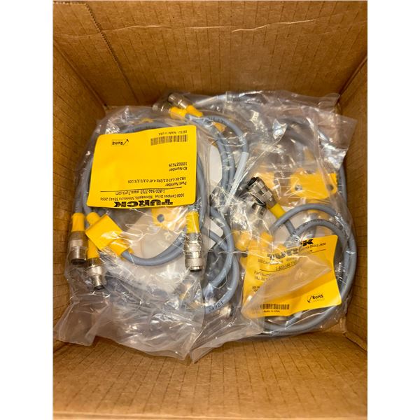 Lot of Turck #VB2-RK 4.4T-0.2/2RS 4.4T-0.3/0.3/S1209 Connection Cables