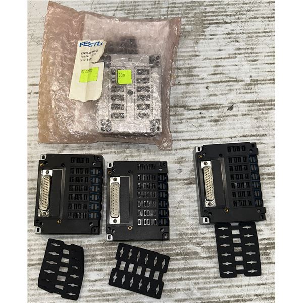 Lot of (4) Festo #CPV10-GE-MP-6 Valve Terminals