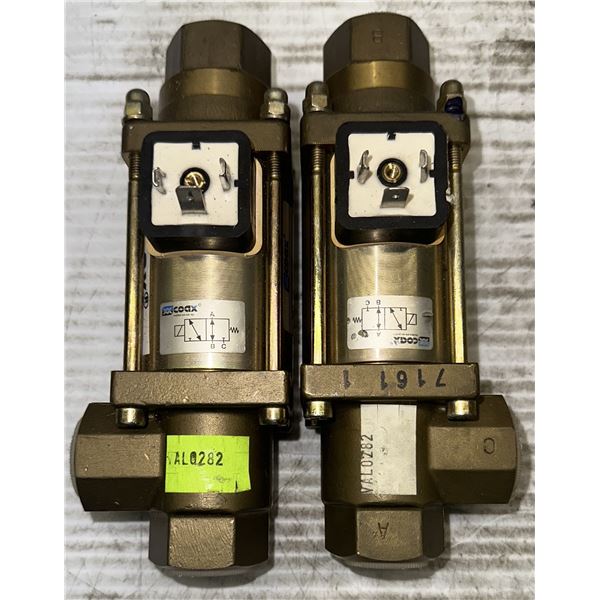 Lot of (2) Misc. Coax Valves