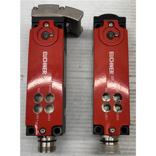 Lot of (2) Euchner #CET3-AR-CRA-AH-50X-SH-110103 Safety Switches