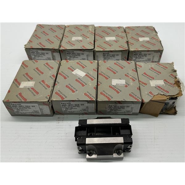 Lot of Rexroth #1651-224-20 Ball Rail/Runner Blocks