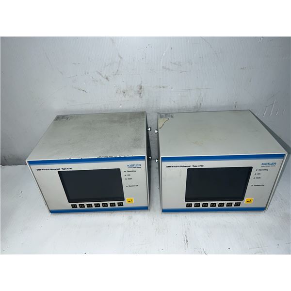 Lot of (2) Kistler #DMF-P A310 Universal Type #4740AWY2X0B0 Measure Controllers