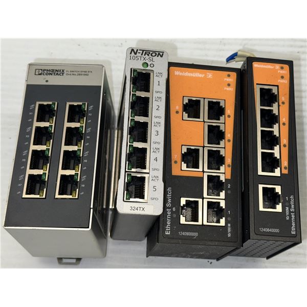 Lot of (4) Misc. Ethernet Devices