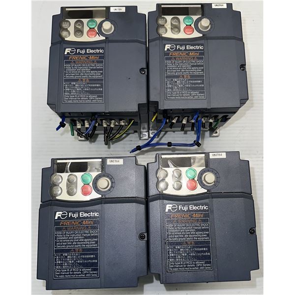 Lot of (4) Fuji #FRN1.5C2S-2MP Frenic-Mini Inverters