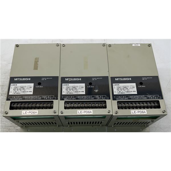 (3) Mitsubishi #LE-P 06A Power Amplifiers