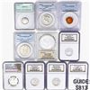 Image 1 : 1958-2017 [10] US Varied Silver Coinage PCGS/NGC