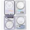 Image 2 : 1972-2012 [4] 3 SE, 1 $1 NGC/PCGS PR/MS/SP69/70