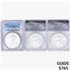 Image 1 : 1989&2016 Silver Eagle PCGS/ANACS MS/PR69/70