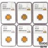 Image 1 : 1936&1939 [6] Wheat Cent NGC MS66 RB