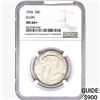 Image 1 : 1936 Elgin Half Dollar NGC MS66+
