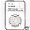 Image 1 : 1953 Franklin Half Dollar NGC PF65 Cameo