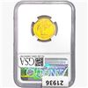 Image 2 : 2023 G.Britain Â£25 1/4oz. Gold 353rd NGC MS69 Brit