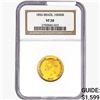 Image 1 : 1856 .2643oz. Gold Brazil 10000 Reis NGC VF20