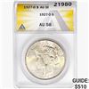 1927-D Silver Peace Dollar ANACS AU58